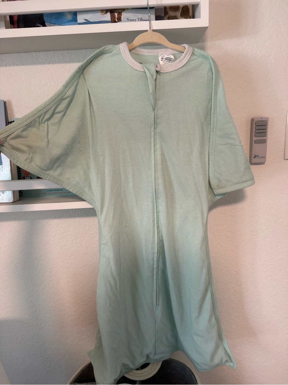 Mint colored Zipadee zip